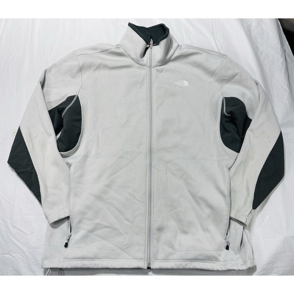 The North Face Fleece Jacket Coat Full Zip Men’s Size 2XL Beige